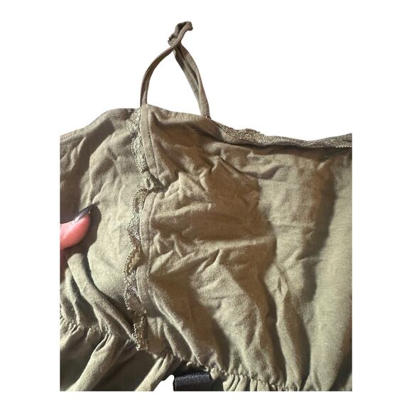 Forever 21 Green Cotton Cami Skater Dress - Picture 5 of 5